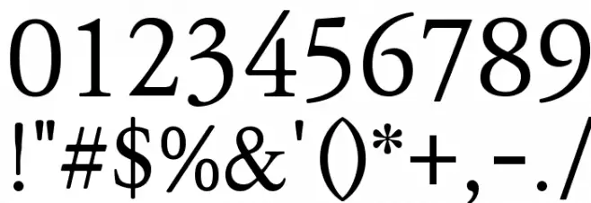 KoPubBatang Regular Font OTHER CHARS