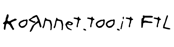 KoRnNet.too.it FTL Font