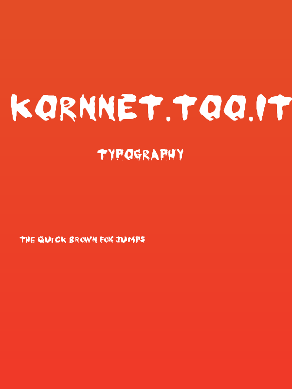 KoRnNet.too.it TALITM Poster