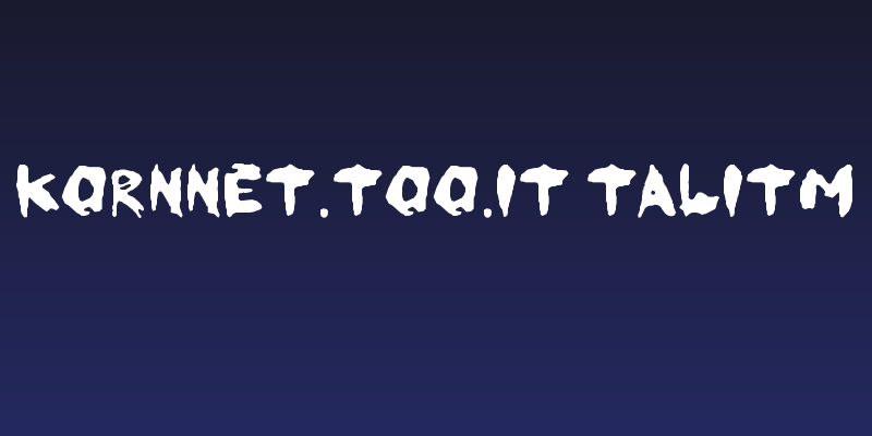 KoRnNet.too.it TALITM Social Header