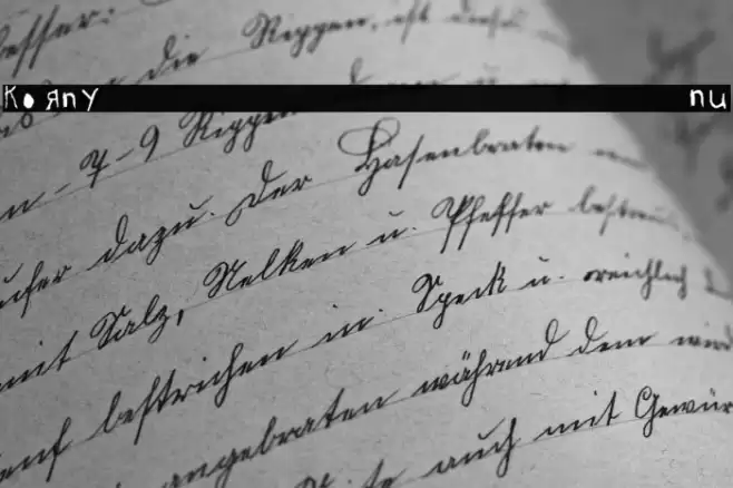 KoRny Nu Font examples