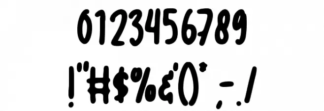 Koala Family Font OTHER CHARS