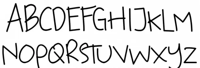 KoalaKumal Handwriting خط أحرف كبيرة