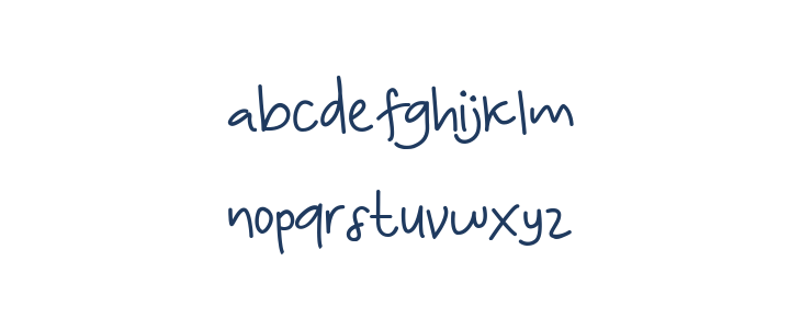 KoalaKumal Handwriting Lowercase