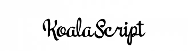 KoalaScript  Скачать бесплатные шрифты