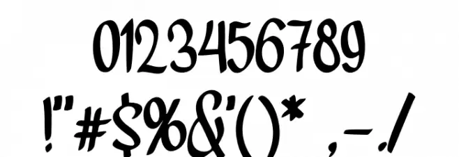 KoalaScript Font OTHER CHARS