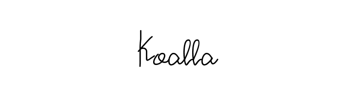 Koalla  font caratteri gratis