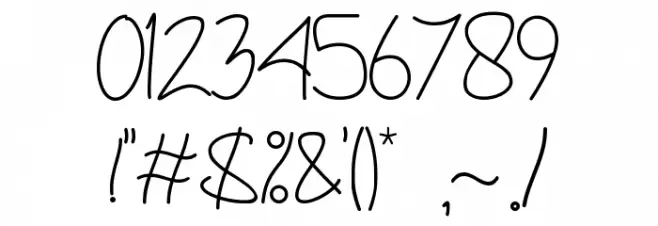 Koalla Font OTHER CHARS