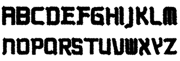 Kobajashi Font LOWERCASE
