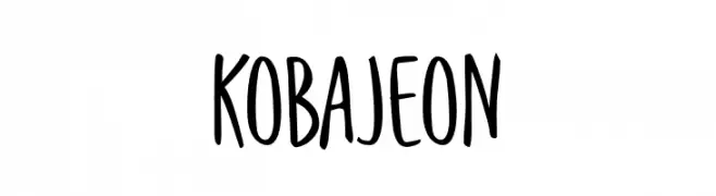 Kobajeon  Frei Schriftart Herunterladen