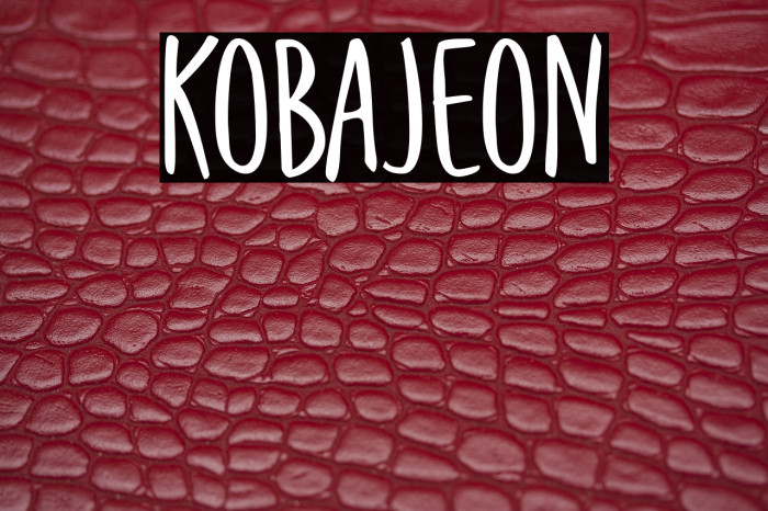 Kobajeon Example 1