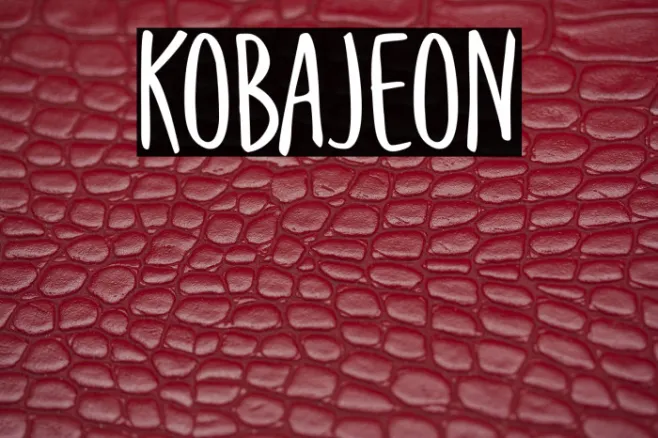 Kobajeon Example 1