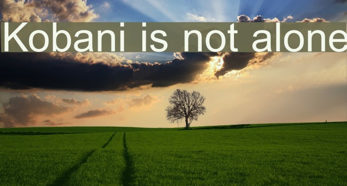 Kobani is not alone Font examples
