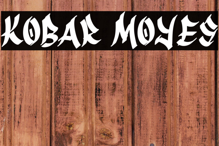 Kobar Moyes Example 1