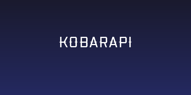 Kobarapi Social Header