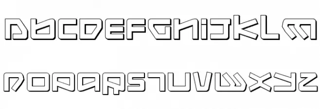 Kobold 3D Schriftart Groß