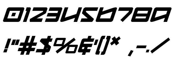 Kobold Bold Italic Шрифта ДРУГИЕ символов