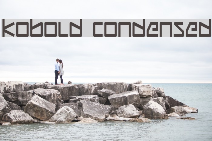 Kobold Condensed Font examples