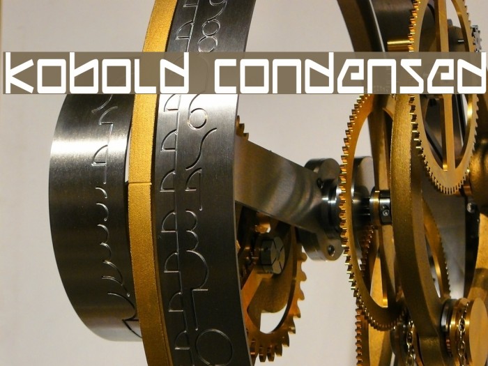 Kobold Condensed Font examples