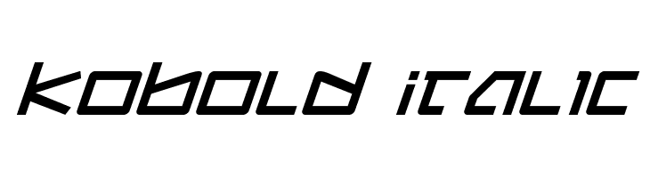 Kobold Italic  免费字体下载