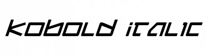 Kobold Italic  नि: शुल्क फ़ॉन्ट्स डाउनलोड