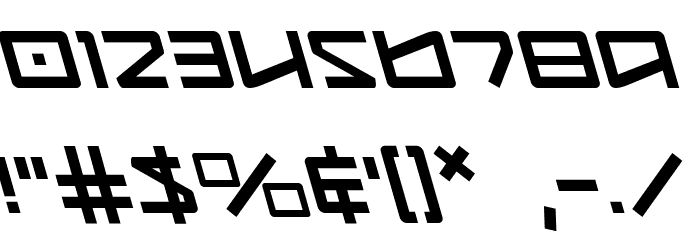 Kobold Leftalic Polices AUTRES CHARS