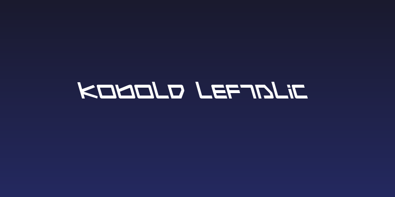 Kobold Leftalic Social Header