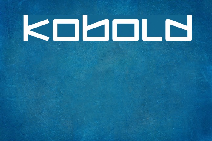 Kobold Font examples