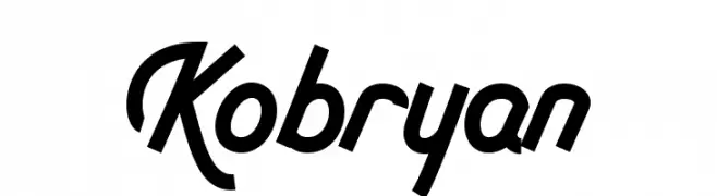 Kobryan  Frei Schriftart Herunterladen