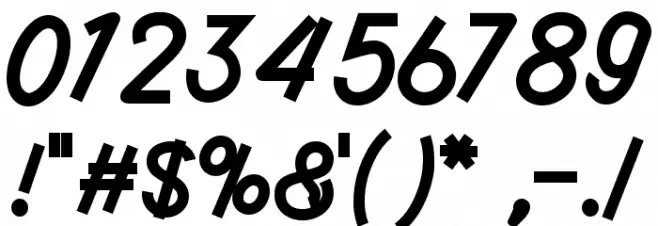 Kobryan Font OTHER CHARS