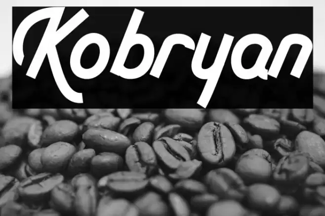 Kobryan Font examples