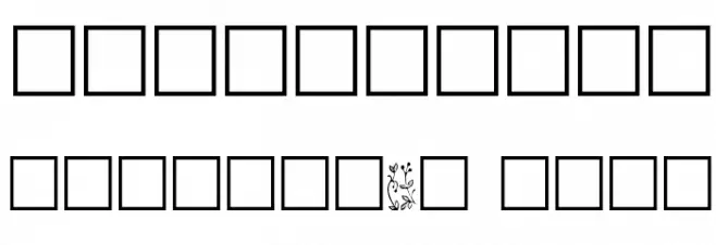 Koch Altschrift Initialen Font OTHER CHARS