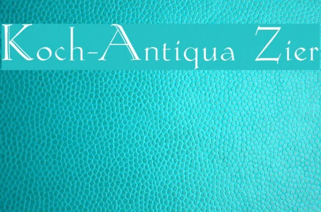 Koch-Antiqua Zier Example 2