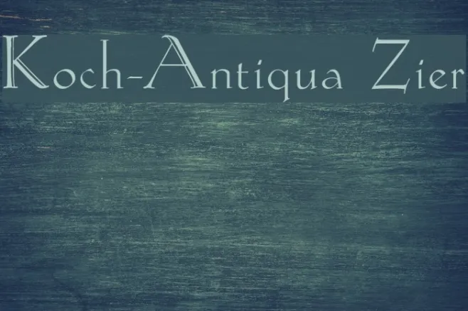 Koch-Antiqua Zier Example 3