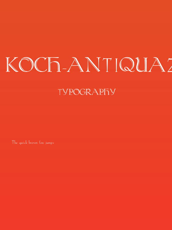 Koch-AntiquaZier Poster