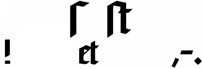 Koch-Defrag Font OTHER CHARS