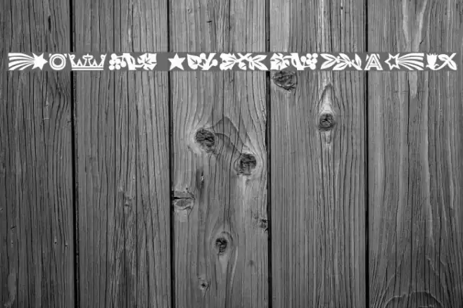 Koch Dingbats Font examples