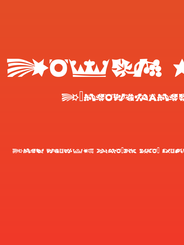 Koch Dingbats Poster