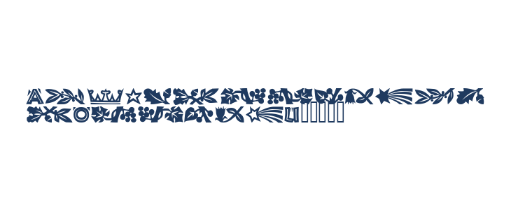 Koch Dingbats Lowercase