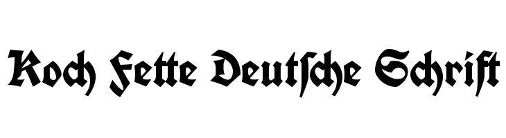 Koch Fette Deutsche Schrift Font - FFonts.net