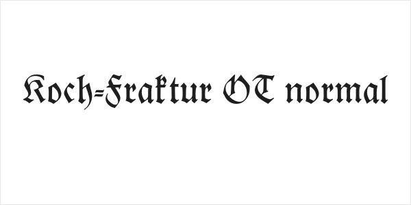 Koch-Fraktur OT normal Logo