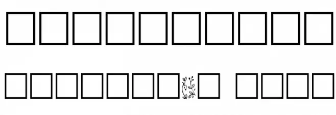 Koch Initialen Font OTHER CHARS