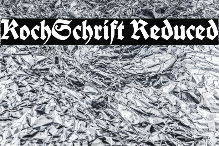 Koch-Schrift Reduced Example 3