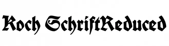 Koch-SchriftReduced  Скачать бесплатные шрифты