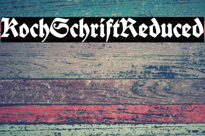 Koch-SchriftReduced Example 1