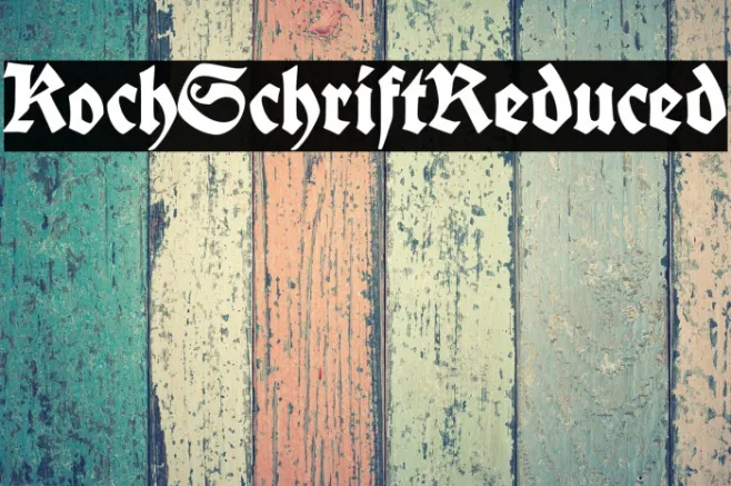 Koch-SchriftReduced Example 2