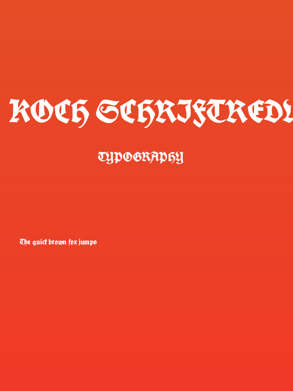 Koch-SchriftReduced Poster