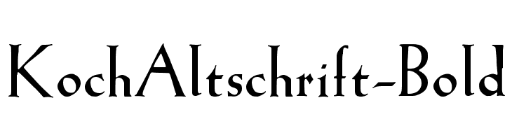 KochAltschrift-Bold  baixar fontes gratis
