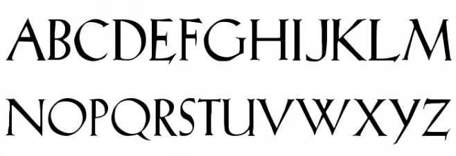 KochAltschrift-Bold Schriftart Groß