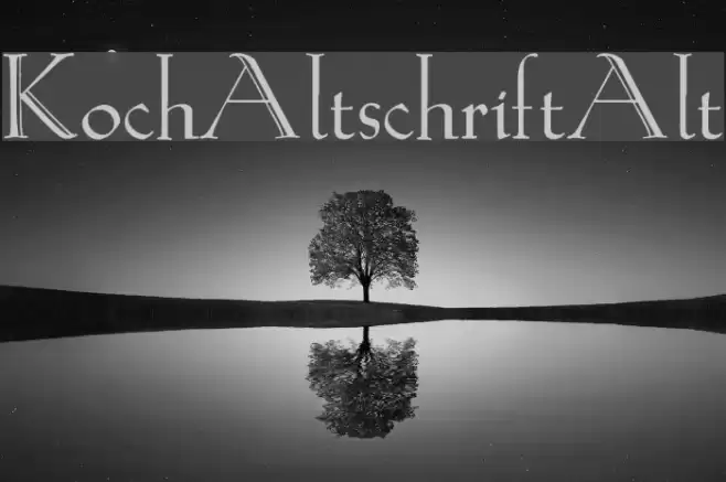KochAltschriftAlt Schriftart examples